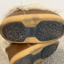 The Moon Modes Vintage Tall Fur Lace Up Boots Apres Ski Vtg Brown Leather Size EU 37 Photo 5