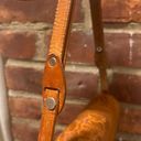 Vintage Tooled Leather purse Tan Photo 11