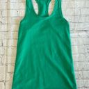 Athleta  XS Green Racerback Workout Tank Photo 0