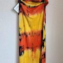 Club z Collection Tie Dye Skirt Dress convertible Dress orange and yellow Large Photo 3