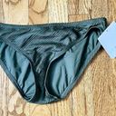 La Blanca NWT  Let’s Duet Hipster Bikini Bottom Olive Green Textured Sz 4 Photo 0