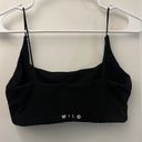 WILO Spaghetti Strap Black Sports Bra Women's Size Large Photo 1