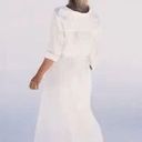 Free People  Isley Long Sleeve 2-in-1 Button Down Cotton White Midi Dress XS NWOT Photo 11