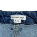 Good American  Denim Indigo154 Bermuda Shorts US 2/26 Photo 5