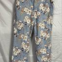 Nine West  Women’s Chrystie Capri Jean Pants Flora Size 6 NWOT Photo 0