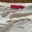 n:philanthropy N philanthropy white distressed long sleeve tee shirt Photo 1