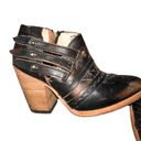 FREEBIRD by Steven  Madden Womens Gate Distressed Leather Ankle Boots Booties 6 Photo 5