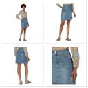 prAna  Women's $79 Broadway Denim Jean A Line Skirt in True Blue Size 2 New Photo 1