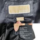 Michael Kors Missy Wing Collar Black Leather Moto Jacket Size XS $695 Photo 11