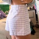 ZARA Plaid High Waisted Shorts Photo 6