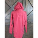 L.L.Bean  Magenta Jacket Athletic Women's Large Long Sleeve Zip Up Hooded Photo 2