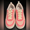 Nicole Miller NEW!  Brita Pink Multicolor Size 7.5 Sneakers Photo 2