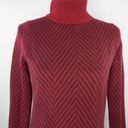 Lands'End MWOT  women's cashmere red turtleneck sweater, size XS Photo 1