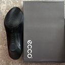 Ecco  Sculptured 75 Black Leather Pump Heels, Size EU 41 | US 10-10.5 New in Box Photo 7