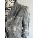 Elizabeth and James  Linen Blend 3/4 Jacket Blazer Size 4 Photo 2