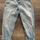 Hollister  Low Rise Boyfriend Crop Cuffed Jeans Juniors Button Fly Sz 5 27 X 25 Photo 0