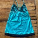 Frederick's of Hollywood Frederick’s of Hollywood Teal Satin Babydoll Lingerie Size Large Photo 0