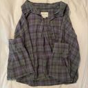 American Eagle  Cropped Flannel Photo 1