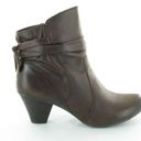 Baretraps  Renew Womens Booties Shimmery Black Heeled Boots Tie Bow Knot Back 9.5 Photo 1