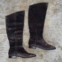 Band of Gypsies New  Luna Chocolate Brown Velvet Suede Zip Up Boots Photo 3