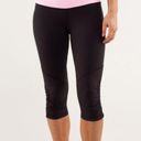 Lululemon  Reversible Groove Athletic Shorts Women 2 Neon Black Yoga Booty Barbie Photo 15