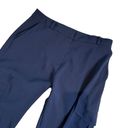 Parker  Womens Cargo Pocket Pants Navy‎ Blue Ruched Ankle Cropped Size 10 Photo 5