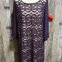 R & M Richards  Purple Lace Dress Photo 0