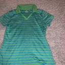 Slazenger  Green & Blue Striped Women's Golf Polo Photo 3