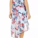 Adrianna Papell l Floral Chiffon hi low dress Photo 1