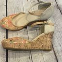 Apt. 9  Lace & Linen Wedges w Ankle Strap-9 Photo 3