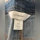 cj banks  Everyday Denim Moderately Curvy Blue Jean Shorts 22W NWT Photo 3