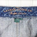 Ralph Lauren Lauren Jeans Co  Vintage Y2K Denim Flare Midi Skirt Western Size 8 Photo 3