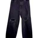 Levi's Levi’s Black Baggy Distressed Dad Jeans Size 25 Photo 0