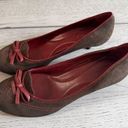 Cole Haan  suede flats Brown Pumps with Kitten Heels size 8 Photo 0