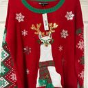 United States Sweaters Ugly Christmas Holiday Sweater Red Photo 0