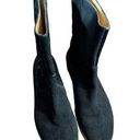 Jack Rogers  Women Boots Kaitlin Suede Stitches Mid Calf Pull On Shoes Black 7.5M Photo 0