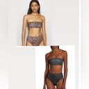 Good American Good‎ American Better Band Reversible Leopard Bandeau Bikini Set Women’s XS Photo 1