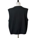 Chico's  Design Sleeveless Vest Jacket Black Zip Up‎ Pockets Women Size 3 XL Photo 2