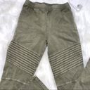 BP  NWT Sarma Moto Leggings Olive XS Photo 2