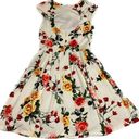 Emerald Sundae  Junior floral print dress multicolor beige women junior size XS Photo 1