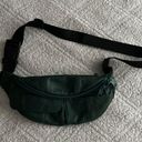 Vintage Green Leather Fanny Pack Photo 0