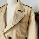 Banana Republic Tan Khaki Essential Trench Coat Photo 3