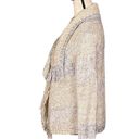 Joie SOFT  knit open cardigan with fringe in ombré creams and grays. Size XS. EUC Photo 6