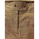 Lane Bryant  Brown Plaid Capri W/ Cuff Sz 28 NEW Photo 4