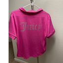 Juicy Couture NWT  Logo Magenta Sleepwear Set 2 piece Pants Shirt Size L Photo 4