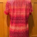 Made for life  colorful v neck Tee Shirt Top NWOT size small petite Photo 2