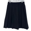 Emporio Armani  Black Wool Pleated Skirt S‎ Photo 0