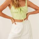 American Threads Lime Bustier Top Photo 0