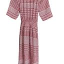 Joie Cata Diagonal Stripe Patchwork Tie-waist Midi Dress In Aged White Photo 2