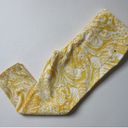 Chico's NWT  Santorini Scroll Platinum Crop in Daffodil Yellow Slim Jeans 0 / 4 Photo 5